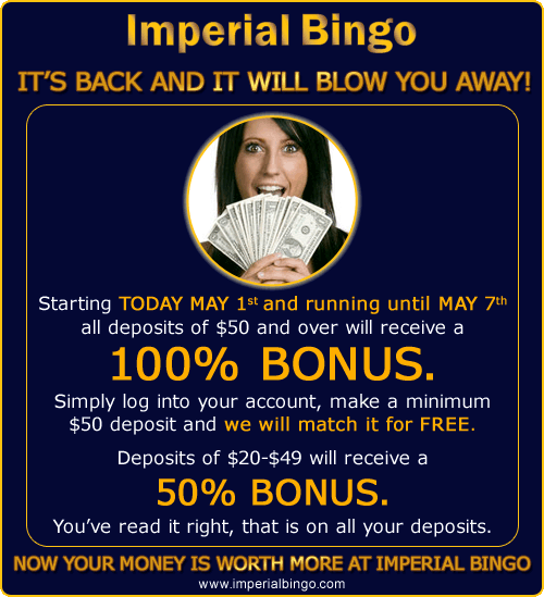 100% Deposit Bonus