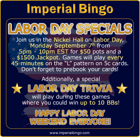 Labor Day Specials