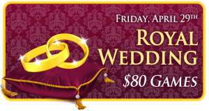 Royal Wedding $80 Games